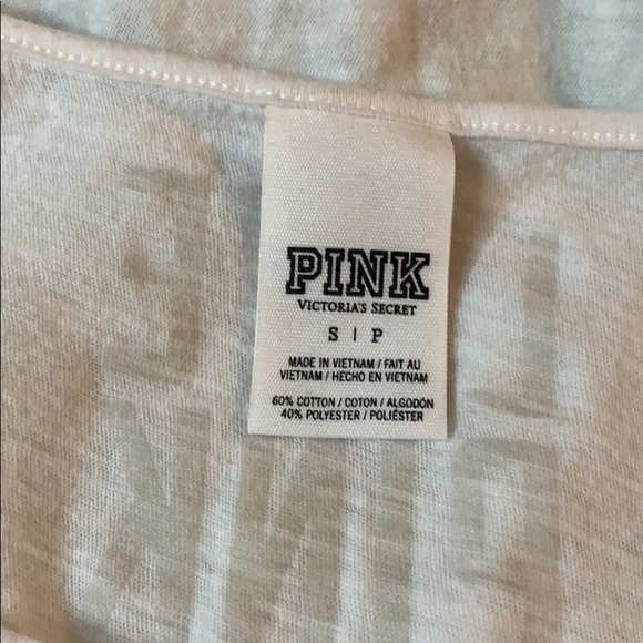 VS pink gimme the gold front knot top - Picture 5 of 5